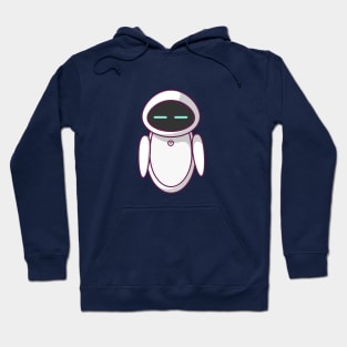 Cute Assistant Robot Bored Expression Hoodie